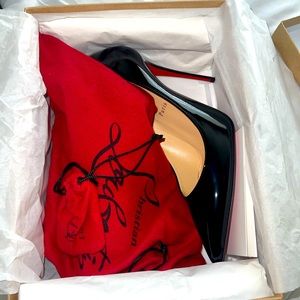 Christian Louboutin’s Kate 100 Patent Black